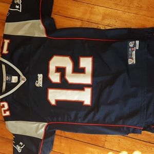 Pats Tom Brady 12 Reebok jersey